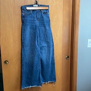 Frame Denim Blue Flare & Wide Leg Jeans